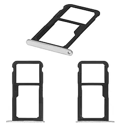 Слот (лоток) SIM-карти Huawei P8 Lite (2017) White - фото Слот (лоток) SIM-карти Huawei P8 Lite (2017) White