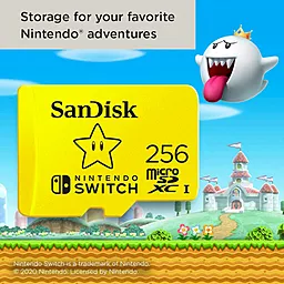 Карта памяти SanDisk microSDXC Nintendo Switch 256GB Class 10 (SDSQXAO-256G-GN3ZN) - миниатюра 4