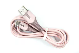 Кабель Dengos USB-A - Type-C 12w 2.4a 1м cable Rose (PLS-TC-IND-SOFT-ROSE) - фото Кабель Dengos USB-A - Type-C 12w 2.4a 1м cable Rose (PLS-TC-IND-SOFT-ROSE)