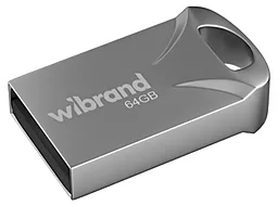 Флешка Wibrand Hawk 64Gb Silver (WI2.0/HA64M1S) - фото Флешка Wibrand Hawk 64Gb Silver (WI2.0/HA64M1S)