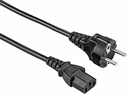 Сетевой кабель 1StCharger 220В CEE 7/7 - IEC C5 0.75mm 1.5M Black (PC-186-5075CU) - фото Сетевой кабель 1StCharger 220В CEE 7/7 - IEC C5 0.75mm 1.5M Black (PC-186-5075CU)