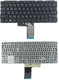 Клавіатура для ноутбуку HP Pavilion 10-f series без рамки чорна