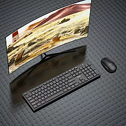 Комплект (клавиатура+мышка) Hoco GM17 Black - миниатюра 5