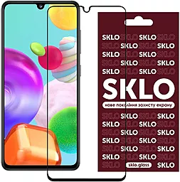 Защитное стекло SKLO 3D Full Glue Samsung A415 Galaxy A41 Black