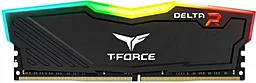Оперативна пам'ять Team T-Force Delta DDR4 8GB/2400 (TF3D48G2400HC15B01) Black