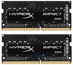 Оперативная память для ноутбука Kingston DDR4 32GB (2x16GB) 2400MHz HyperX Impact (HX424S15IB2K2/32)
