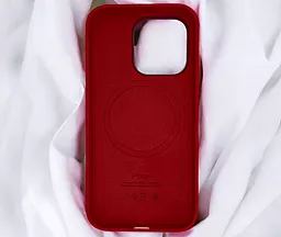 Чехол Silicone Case Full with MagSafe and SplashScreen для Apple iPhone 13 Pro Red - миниатюра 5 Чехол Silicone Case Full with MagSafe and SplashScreen для Apple iPhone 13 Pro Red - миниатюра 5