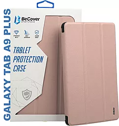 Чехол для планшета BeCover Smart Case для Samsung Galaxy Tab A9 Plus SM-X210/SM-X215/SM-X216 11.0" Rose Gold (710310) - фото Чехол для планшета BeCover Smart Case для Samsung Galaxy Tab A9 Plus SM-X210/SM-X215/SM-X216 11.0" Rose Gold (710310)