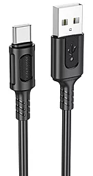 Кабель Borofone BX111 USB-A - Type-C 15w 3a 1м cable Black - фото Кабель Borofone BX111 USB-A - Type-C 15w 3a 1м cable Black