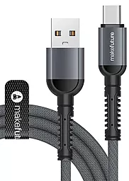 Кабель USB MAKE 3A USB Type-C Cable Denim Grey (MCB-CD10GR)