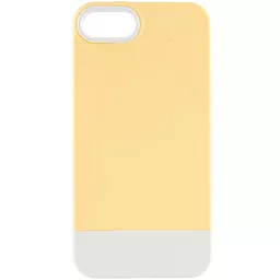Чехол Epik TPU+PC Bichromatic для Apple iPhone 7, iPhone 8, iPhone SE (2020) (4.7") Creamy-yellow / White