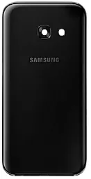 Задняя крышка корпуса Samsung Galaxy A5 2017 A520 со стеклом камеры Black Sky