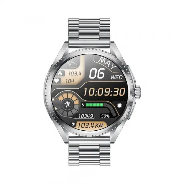 Смарт-часы Lemfo CF52 Metal Silver - фото 2