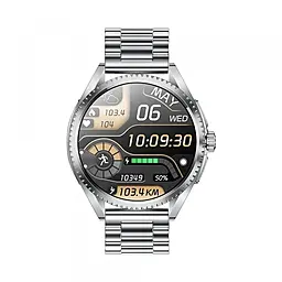 Смарт-часы Lemfo CF52 Metal Silver - миниатюра 2