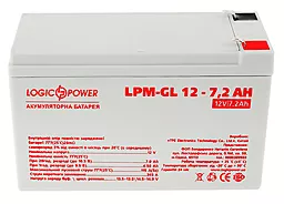 Аккумуляторная батарея Logicpower 12V 7.2 Ah (LPM-GL 12 - 7.2 AH) GEL