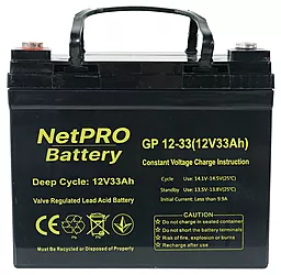Аккумуляторная батарея NetPRO 12V 33Ah (GP 12-33)