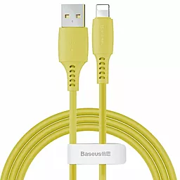 USB Кабель Baseus Colourful Lightning Cable  Yellow (CALDC-0Y)