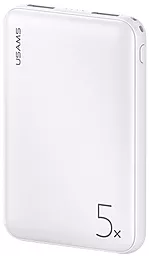 Повербанк Usams US-CD123 PB47 Mini 5000 mAh White - фото Повербанк Usams US-CD123 PB47 Mini 5000 mAh White
