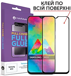 Защитное стекло MAKE Full Cover Full Glue Samsung M105 Galaxy M10 Black (MGFSM105)