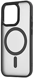 Чехол Case OC Matte with MagSafe для Apple iPhone 12 Pro Max Black - фото Чехол Case OC Matte with MagSafe для Apple iPhone 12 Pro Max Black