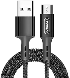 Кабель Joyroom USB-A - micro USB 12w 2.4a 1м cable Black (S-M351) - фото Кабель Joyroom USB-A - micro USB 12w 2.4a 1м cable Black (S-M351)