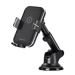 Держатель с беспроводной зарядкой XO WX027 Wireless car holder 15W Black - фото Держатель с беспроводной зарядкой XO WX027 Wireless car holder 15W Black
