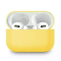 Силиконовый чехол для Apple Airpods Pro 2 Yellow