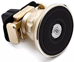 Держатель магнитный Baseus PREMIUM Aromatizig Car Mount Gold (SUGX-A0V) - фото Держатель магнитный Baseus PREMIUM Aromatizig Car Mount Gold (SUGX-A0V)