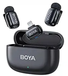 Петличный микрофон Boya Mini-15 Lightning - фото Петличный микрофон Boya Mini-15 Lightning