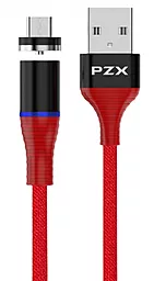 Кабель PZX V133 USB-A - micro USB 15w 3.1a 1м cable Red - фото Кабель PZX V133 USB-A - micro USB 15w 3.1a 1м cable Red