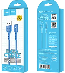 Кабель Hoco X30 Star USB-A - micro USB 10w 1.2м cable Blue - миниатюра 6 Кабель Hoco X30 Star USB-A - micro USB 10w 1.2м cable Blue - миниатюра 6