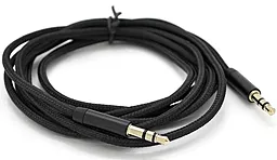 Аудио кабель Veggieg AB-1 AUX mini Jack 3.5 мм М/М Cable 1 м black (YT-AUXGJ-AB-1) - фото Аудио кабель Veggieg AB-1 AUX mini Jack 3.5 мм М/М Cable 1 м black (YT-AUXGJ-AB-1)