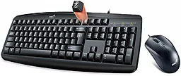 Комплект (клавіатура+мишка) Genius Smart KM-200 Black Ukr (31330003410) - мініатюра 2