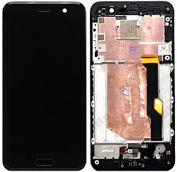 Дисплей HTC U Play 5.2 (U-2u, 2PZM3) с тачскрином и рамкой, Black - фото Дисплей HTC U Play 5.2 (U-2u, 2PZM3) с тачскрином и рамкой, Black