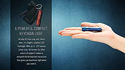 Ліхтарик Olight i3E EOS Purple - мініатюра 5 Ліхтарик Olight i3E EOS Purple - мініатюра 5