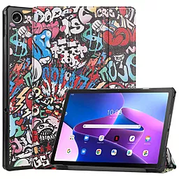 Чехол для планшета BeCover Smart Case для Lenovo Tab M10 Plus TB-125F (3rd Gen) 10.61" Graffiti (708314) - фото Чехол для планшета BeCover Smart Case для Lenovo Tab M10 Plus TB-125F (3rd Gen) 10.61" Graffiti (708314)