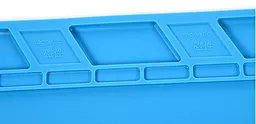 Силиконовый термостойкий коврик для пайки Aida S-140 345x245мм синий  - миниатюра 9