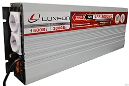 Перетворювач напруги 12V-220V Luxeon IPS-3000MC - мініатюра 2