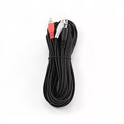 Аудіо кабель Cablexpert Aux mini Jack 3.5 mm - 2хRCA M/M Cable 10 м black (CCA-458-10M) - мініатюра 3