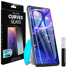 Защитное стекло PowerPlant LG V30 (жидкий клей + УФ лампа) Clear (GL606177)