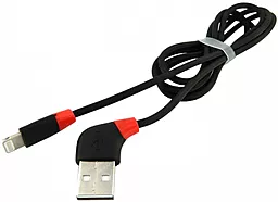 Кабель Walker C340 USB-A - Lightning 12w 2.4a 1м cable Black - фото Кабель Walker C340 USB-A - Lightning 12w 2.4a 1м cable Black
