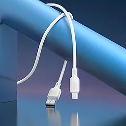 Кабель Borofone BX113 Silicone USB-A - Type-C 15w 3a 1м cable White - миниатюра 4 Кабель Borofone BX113 Silicone USB-A - Type-C 15w 3a 1м cable White - миниатюра 4