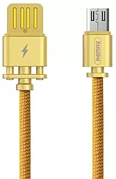 Кабель Remax Dominator USB-A - micro USB 12w 2.4a 1м cable Gold (RC-064m)