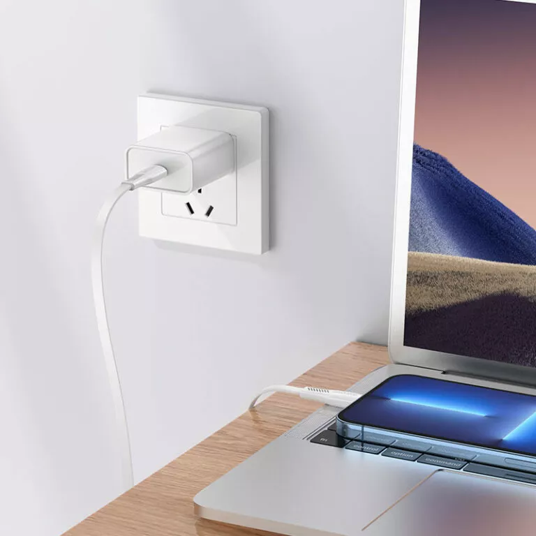 Кабель Borofone BX85 Auspicious USB Type-C - Lightning 20w 3a 1м PD сable White - фото 3