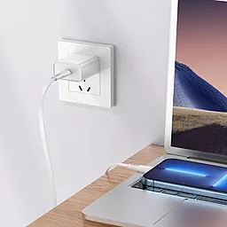 Кабель Borofone BX85 Auspicious USB Type-C - Lightning 20w 3a 1м PD сable White - миниатюра 3 Кабель Borofone BX85 Auspicious USB Type-C - Lightning 20w 3a 1м PD сable White - миниатюра 3