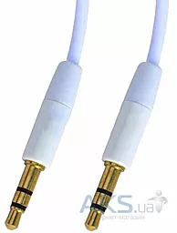 Аудіо кабель TCOM AUX mini Jack 3.5mm M/M Cable 3 м white