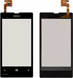 Сенсор (тачскрин) Nokia Lumia 521 Black - фото Сенсор (тачскрин) Nokia Lumia 521 Black