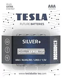 Батарейки Tesla AAA / LR03 Silver+ 4шт (8594183392363) 1.5 V