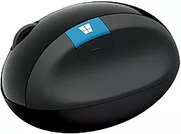Компьютерная мышка Microsoft Sculpt Ergonomic Mouse (L6V-00005) Black - фото Компьютерная мышка Microsoft Sculpt Ergonomic Mouse (L6V-00005) Black