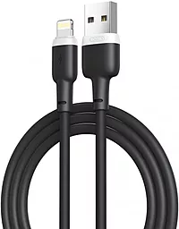 Кабель XO NB208 Liquid Silicone USB-A - Lightning 12w 2.4a 1м cable Black